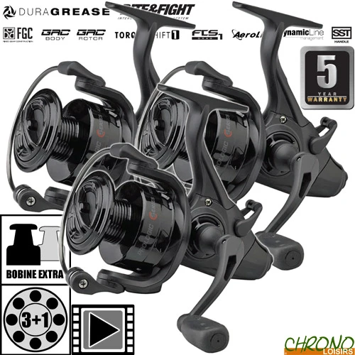 Moulinet Prologic Débrayable C-Series 6000 BF (les 3) 1 Moulinet Prologic Débrayable C-Series 6000 BF (les 3)