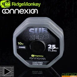 Tresse RidgeMonkey Connexion SubZero Lead Free 25lbs 10m