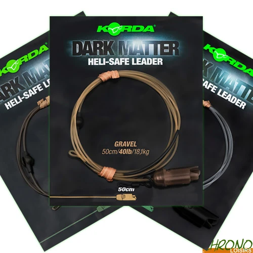 Montage Korda Dark Matter Leader Heli Safe 40lbs 50cm 1 Montage Korda Dark Matter Leader Heli Safe 40lbs 50cm