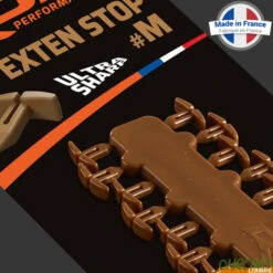 Stops Appâts ROK Exten Stop Marron (par 120)