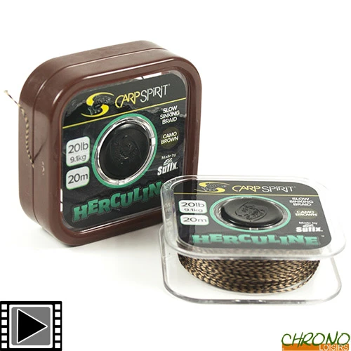 Tresse Carp Spirit Herculine Camo Brown 20m 20lbs 1 Tresse Carp Spirit Herculine Camo Brown 20m 20lbs
