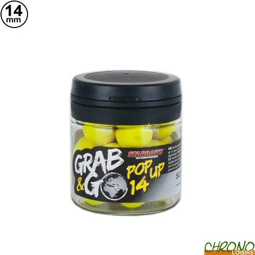 Pop Ups Starbaits Grab & Go Scopex 14mm 20g 1 Pop Ups Starbaits Grab & Go Scopex 14mm 20g