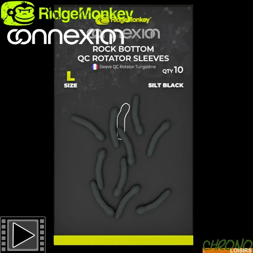 Gaine D'Emerillon RidgeMonkey Connexion Rock Bottom QC Rotator Sleeves (par 10) 1 Gaine D'Emerillon RidgeMonkey Connexion Rock Bottom QC Rotator Sleeves (par 10)