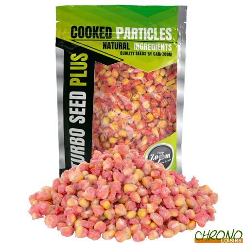 Graines Carp Zoom Turbo Seed Maïs Fraise 1kg 1 Graines Carp Zoom Turbo Seed Maïs Fraise 1kg