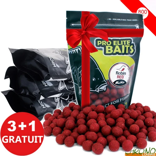 Bouillettes Pro Elite Baits Robin Red 20mm 800g (x3) 1 Bouillettes Pro Elite Baits Robin Red 20mm 800g (x3)