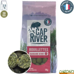 Bouillettes Cap River Banane Kiwi 20mm 2.5kg