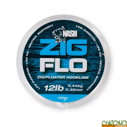Monofilament Nash Zig Flo 0.35mm 100m 1 Monofilament Nash Zig Flo 0.35mm 100m