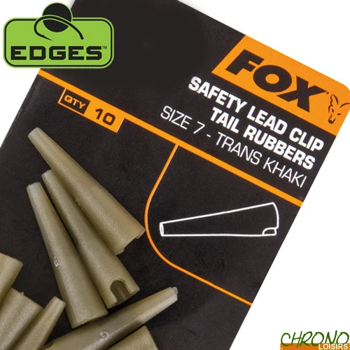 Tétine Fox Edges Tail Rubbers Khaki (par 10) 1 Tétine Fox Edges Tail Rubbers Khaki (par 10)