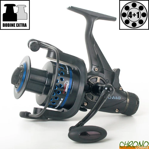 Moulinet Carp Design Débrayable DA60 Grey & Blue 1 Moulinet Carp Design Débrayable DA60 Grey & Blue