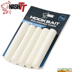 Mousse Nash Hookbait Balancing Foam Blanc 7x45mm (par 5)