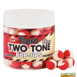 Pop Ups Fluro Dynamite Baits Two Tones Strawberry & Coconut 15mm