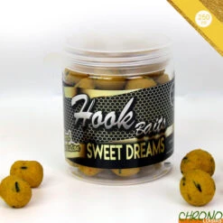 Bouillettes + Dumbells Pro Elite Baits Gold Hard Sweet Dreams 250ml