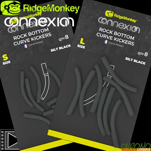 Adaptateur RidgeMonkey Connexion Rock Bottom Curve Kickers (par 8) 1 Adaptateur RidgeMonkey Connexion Rock Bottom Curve Kickers (par 8)
