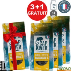 Bouillettes Cap River Choco Malt 14mm 2.5kg (x3)