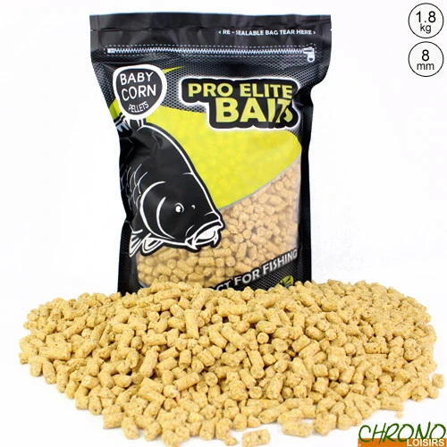 Pellets Pro Elite Baits Baby Corn 8mm 1.8kg 1 Pellets Pro Elite Baits Baby Corn 8mm 1.8kg
