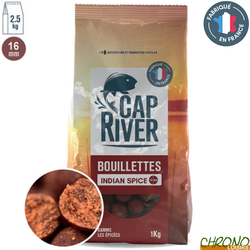 Bouillettes Cap River Indian Spice 16mm 2.5kg 1 Bouillettes Cap River Indian Spice 16mm 2.5kg