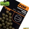 Perle Fox Edges Tapered Bore Beads Khaki 6mm (par 30)