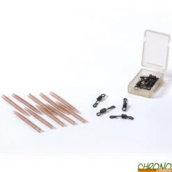 Emerillon Extra Carp Quick Change & Sleeves Camou (par 10)