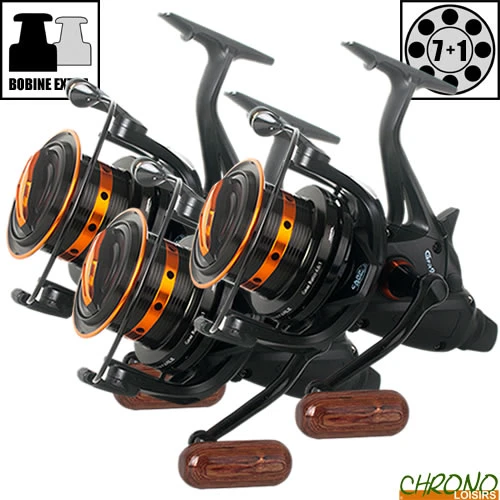 Moulinet Carp Design Débrayable GFR9000 Black & Orange (les 3) 1 Moulinet Carp Design Débrayable GFR9000 Black & Orange (les 3)