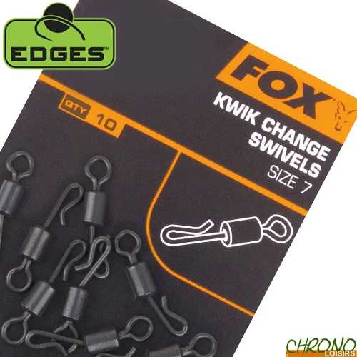 Emerillon Fox Edges Kwik Change Swivels (par 10) 1 Emerillon Fox Edges Kwik Change Swivels (par 10)