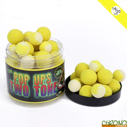 Pop Ups Pro Elite Baits Fluoro Two Tone Pineapple & Scopex 14/20mm 200ml 1 Pop Ups Pro Elite Baits Fluoro Two Tone Pineapple & Scopex 14/20mm 200ml