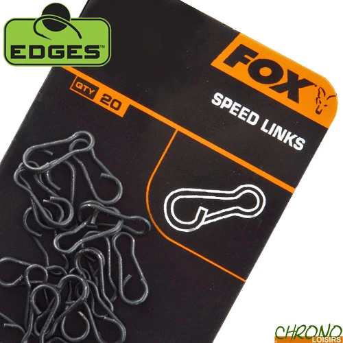 Agrafe Fox Edges Speed Links (par 20) 1 Agrafe Fox Edges Speed Links (par 20)