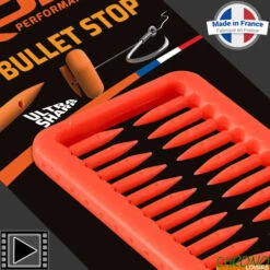 Stops Appâts ROK Bullet Stop Orange (par 40)