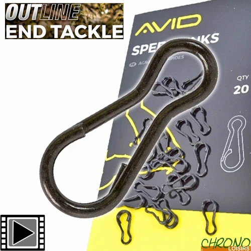 Agrafe Avid Carp Speed Links (par 20) 1 Agrafe Avid Carp Speed Links (par 20)