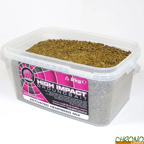 Method Mix Mainline Groundbait High Impact Hempseed Mix 2kg 1 Method Mix Mainline Groundbait High Impact Hempseed Mix 2kg