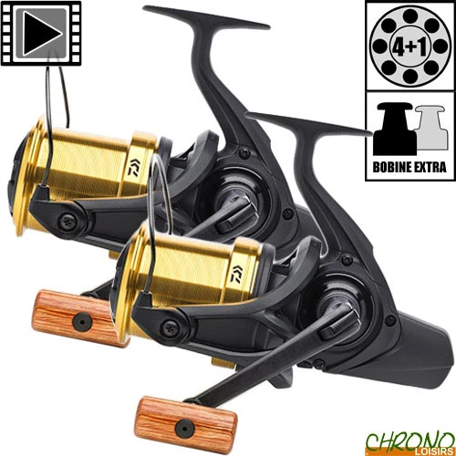 Moulinet Daiwa Emblem Carp 45 SCW Gold (les 2) 1 Moulinet Daiwa Emblem Carp 45 SCW Gold (les 2)