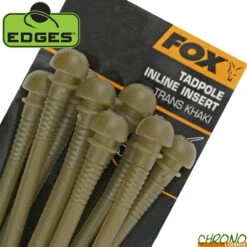 Tétine Fox Edges Tadpole Inline Insert Khaki (par 10)