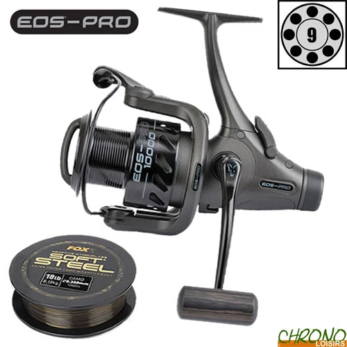 Moulinet Fox Débrayable EOS Pro 10000 +Soft Steel Adaptive Camou 0.35mm 1 Moulinet Fox Débrayable EOS Pro 10000 +Soft Steel Adaptive Camou 0.35mm