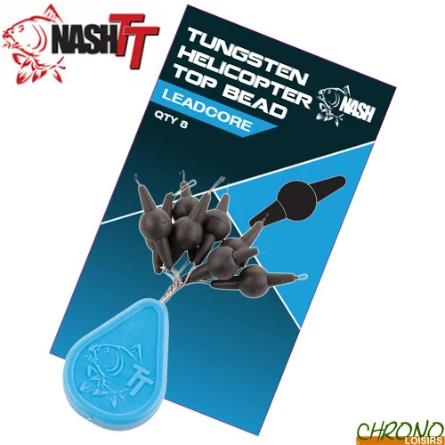 Perle Nash Helicopter Top Bead Leadcore (par 8) 1 Perle Nash Helicopter Top Bead Leadcore (par 8)