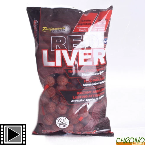 Bouillettes Starbaits Perf Concept Red Liver 20mm 1kg 1 Bouillettes Starbaits Perf Concept Red Liver 20mm 1kg