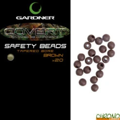 Perle Gardner Caoutchouc Marron (par 20)