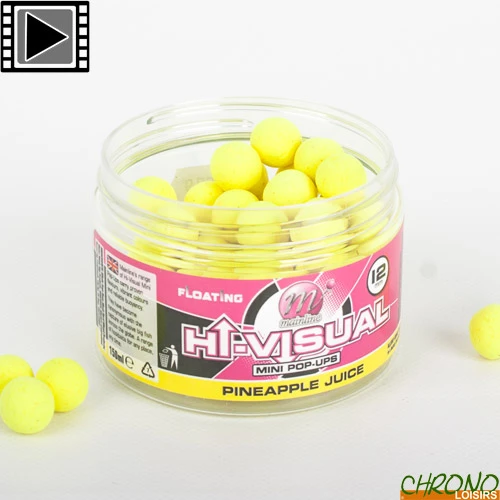 Pop Ups Mainline Fluo Hi Visual Pineapple Juice 12mm 150ml 1 Pop Ups Mainline Fluo Hi Visual Pineapple Juice 12mm 150ml