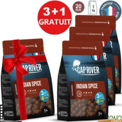 Bouillettes Cap River Indian Spice 20mm 1kg (x3)