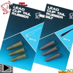 Tétine Nash Lead Clip Tail Rubber (par 8)