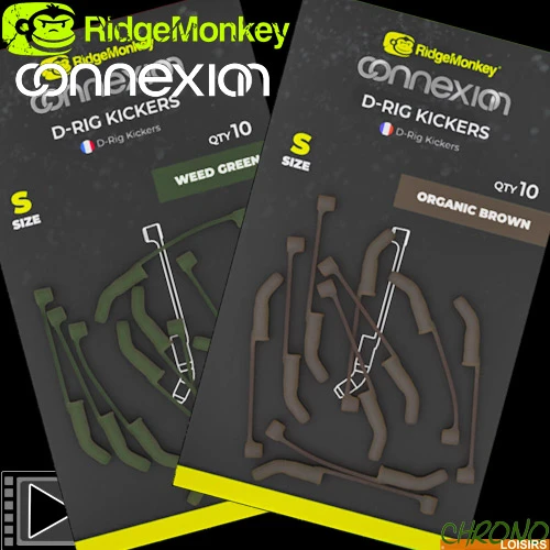 Adaptateur RidgeMonkey Connexion D-Rig Kickers Small (par 10) 1 Adaptateur RidgeMonkey Connexion D-Rig Kickers Small (par 10)