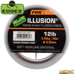 Fluorocarbon Fox Edges Illusion Trans Khaki Soft 50m